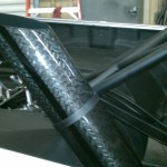 Carbon Fiber Exhaust Stack In SunCoast Pro Street Drag Truck