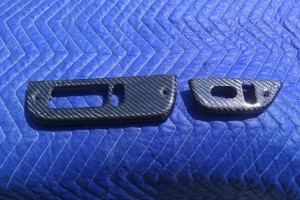 Carbon Fiber Door Switch Cover Ford F-350 1996