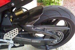 Carbon Fiber Rear Hugger And Chain Guard Honda CBR1000RR